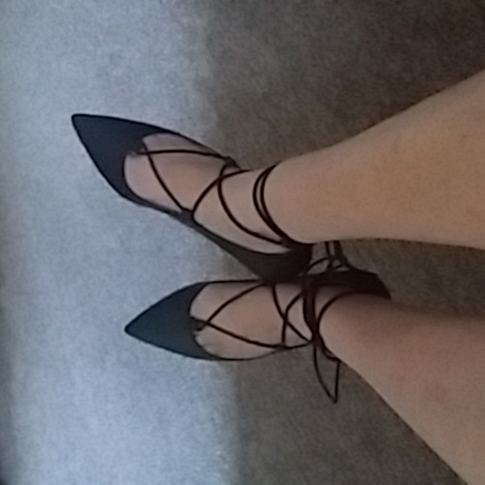 Kate & Mel Lace Up Flats